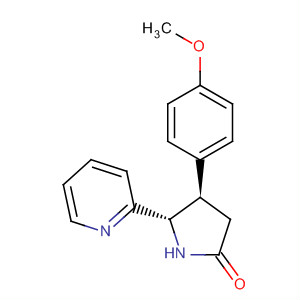 200629-39-6  2-Pyrrolidinone, 4-(4-methoxyphenyl)-5-(2-pyridinyl)-, (4R,5S)- 200629-39-6  2-Pyrrolidinone, 4-(4-methoxyphenyl)-5-(2-pyridinyl)-, (4R,5S)-