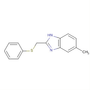 200799-61-7  1H-Benzimidazole, 5-methyl-2-[(phenylthio)methyl]-
