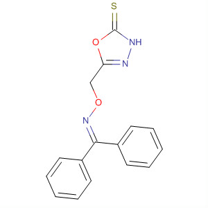 201597-33-3  Methanone, diphenyl-,O-[(4,5-dihydro-5-thioxo-1,3,4-oxadiazol-2-yl)methyl]oxime