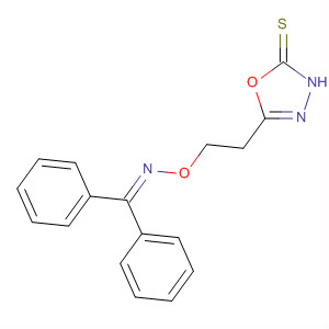 201597-35-5  Methanone, diphenyl-,O-[2-(4,5-dihydro-5-thioxo-1,3,4-oxadiazol-2-yl)ethyl]oxime