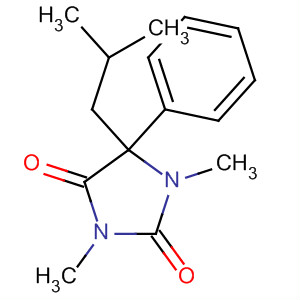 201605-91-6  2,4-Imidazolidinedione, 1,3-dimethyl-5-(2-methylpropyl)-5-phenyl- 201605-91-6  2,4-Imidazolidinedione, 1,3-dimethyl-5-(2-methylpropyl)-5-phenyl-