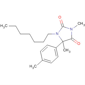 201606-26-0  2,4-Imidazolidinedione, 1-heptyl-3,5-dimethyl-5-(4-methylphenyl)- 201606-26-0  2,4-Imidazolidinedione, 1-heptyl-3,5-dimethyl-5-(4-methylphenyl)-