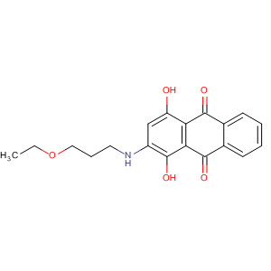 20253-61-6  9,10-Anthracenedione, 2-[(3-ethoxypropyl)amino]-1,4-dihydroxy-