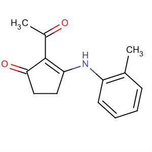 202808-54-6  2-Cyclopenten-1-one, 2-acetyl-3-[(2-methylphenyl)amino]-