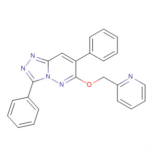 202929-20-2  1,2,4-Triazolo[4,3-b]pyridazine, 3,7-diphenyl-6-(2-pyridinylmethoxy)-