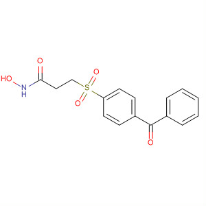 203248-40-2  Propanamide, 3-[(4-benzoylphenyl)sulfonyl]-N-hydroxy-
