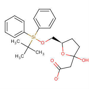 203301-81-9  2-Furanol, 5-[[[(1,1-dimethylethyl)diphenylsilyl]oxy]methyl]tetrahydro-,acetate, (5R)-