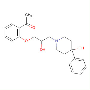 203304-56-7  Ethanone,1-[2-[2-hydroxy-3-(4-hydroxy-4-phenyl-1-piperidinyl)propoxy]phenyl]-