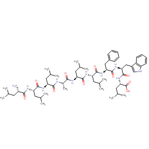 203515-10-0  L-Leucine,L-leucyl-L-leucyl-L-leucyl-L-alanyl-L-leucyl-L-leucyl-L-phenylalanyl-L-tryptophyl-