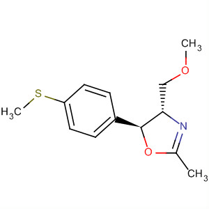 203576-40-3  Oxazole,4,5-dihydro-4-(methoxymethyl)-2-methyl-5-[4-(methylthio)phenyl]-,(4S,5S)-
