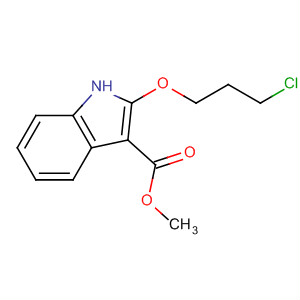 203585-28-8  1H-Indole-3-carboxylic acid, 2-(3-chloropropoxy)-, methyl ester