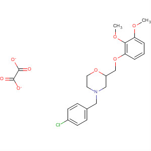 203862-17-3  Morpholine,4-[(4-chlorophenyl)methyl]-2-[(2,3-dimethoxyphenoxy)methyl]-,ethanedioate (1:1)