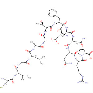 203863-35-8  L-Proline,L-cysteinyl-L-isoleucylglycyl-L-leucyl-L-alanylglycyl-L-threonyl-L-a-aspartyl-L-phenylalanyl-L-alanyl-L-asparaginyl-L-glutaminyl-L-arginyl-