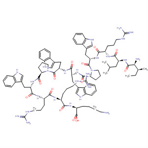 204244-97-3  L-Lysine,L-isoleucyl-L-leucyl-L-arginyl-L-tryptophyl-L-prolyl-L-tryptophyl-L-tryptophyl-L-prolyl-L-tryptophyl-L-arginyl-L-arginyl-