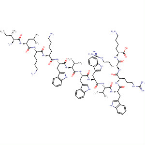 204245-23-8  L-Lysine,L-isoleucyl-L-leucyl-L-lysyl-L-lysyl-L-tryptophyl-L-valyl-L-tryptophyl-L-tryptophyl-L-valyl-L-tryptophyl-L-arginyl-L-arginyl-