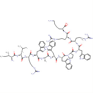 204245-44-3  L-Lysine,L-isoleucyl-L-leucyl-L-arginyl-L-tryptophyl-L-alanyl-L-tryptophyl-L-tryptophyl-L-prolyl-L-tryptophyl-L-arginyl-L-arginyl-