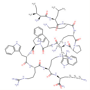 204249-32-1  L-Lysinamide,L-isoleucyl-L-leucyl-L-lysyl-L-lysyl-L-prolyl-L-tryptophyl-L-tryptophyl-L-prolyl-L-tryptophyl-L-arginyl-L-arginyl-