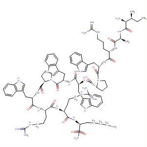 204249-40-1  L-Lysinamide,L-isoleucyl-L-alanyl-L-arginyl-L-tryptophyl-L-prolyl-L-tryptophyl-L-tryptophyl-L-prolyl-L-tryptophyl-L-arginyl-L-arginyl-