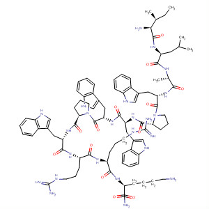 204249-41-2  L-Lysinamide,L-isoleucyl-L-leucyl-L-alanyl-L-tryptophyl-L-prolyl-L-tryptophyl-L-tryptophyl-L-prolyl-L-tryptophyl-L-arginyl-L-arginyl-