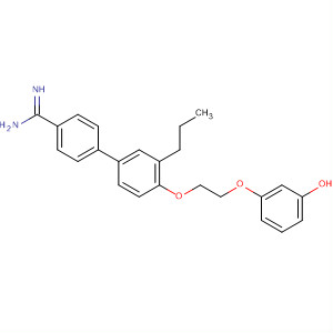 204383-73-3  [1,1'-Biphenyl]-4-carboximidamide,4'-[2-(3-hydroxyphenoxy)ethoxy]-3'-propyl-