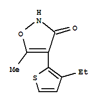 204510-15-6  3(2H)-Isoxazolone,4-(3-ethyl-2-thienyl)-5-methyl-