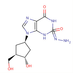 204515-42-4  1H-Purine-2,6-dione,3,9-dihydro-9-[(1R,3S,4R)-3-hydroxy-4-(hydroxymethyl)cyclopentyl]-,2-hydrazone