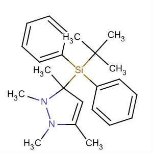 204635-15-4  1H-Pyrazole,3-[(1,1-dimethylethyl)diphenylsilyl]-2,3-dihydro-1,2,3,5-tetramethyl-