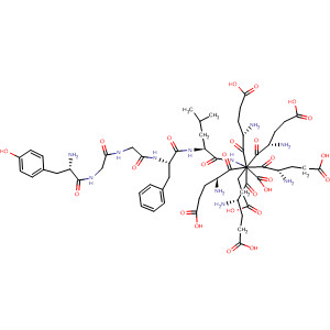 204907-62-0  L-Glutamic acid,L-tyrosylglycylglycyl-L-phenylalanyl-L-leucyl-L-a-glutamyl-L-a-glutamyl-L-a-glutamyl-L-a-glutamyl-L-a-glutamyl-