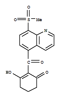 205045-95-0  2-Cyclohexen-1-one,3-hydroxy-2-[[8-(methylsulfonyl)-5-quinolinyl]carbonyl]-