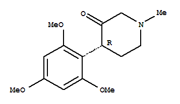 205506-14-5  3-Piperidinone,1-methyl-4-(2,4,6-trimethoxyphenyl)-, (4R)-