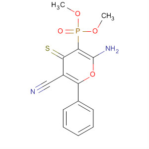 205595-38-6  Phosphonic acid, (2-amino-5-cyano-6-phenyl-4-thioxo-4H-pyran-3-yl)-,dimethyl ester