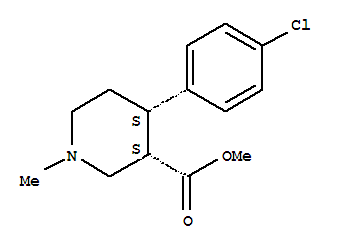 205805-13-6  3-Piperidinecarboxylicacid, 4-(4-chlorophenyl)-1-methyl-, methyl ester, (3R,4R)-rel-