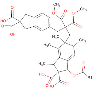 206008-34-6  2H-Indene-2,2-dicarboxylic acid,5,5'-[2,2-bis(methoxycarbonyl)-1,3-propanediyl]bis[1,3-dihydro-,tetramethyl ester