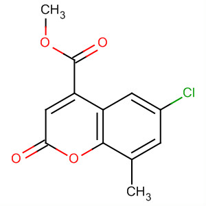 206354-76-9  2H-1-Benzopyran-4-carboxylic acid, 6-chloro-8-methyl-2-oxo-, methylester