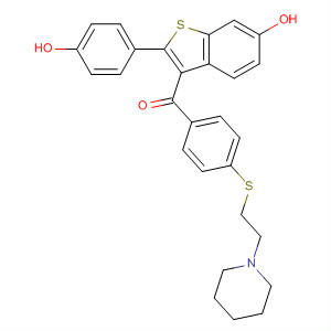 206434-70-0  Methanone,[6-hydroxy-2-(4-hydroxyphenyl)benzo[b]thien-3-yl][4-[[2-(1-piperidinyl)ethyl]thio]phenyl]-