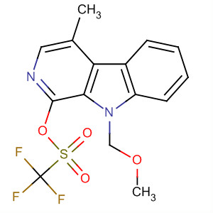 206557-31-5  Methanesulfonic acid, trifluoro-,9-(methoxymethyl)-4-methyl-9H-pyrido[3,4-b]indol-1-yl ester