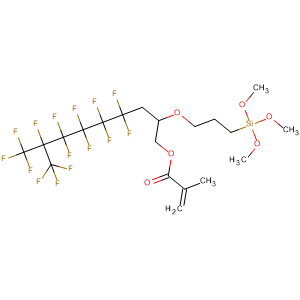 206659-49-6  2-Propenoic acid, 2-methyl-,4,4,5,5,6,6,7,7,8,9,9,9-dodecafluoro-8-(trifluoromethyl)-2-[3-(trimethoxysilyl)propoxy]nonyl ester