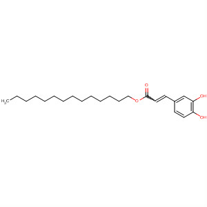 206763-08-8  2-Propenoic acid, 3-(3,4-dihydroxyphenyl)-, tetradecyl ester 206763-08-8  2-Propenoic acid, 3-(3,4-dihydroxyphenyl)-, tetradecyl ester