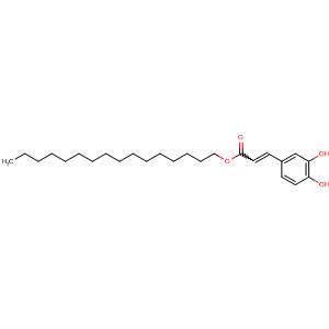 206763-09-9  2-Propenoic acid, 3-(3,4-dihydroxyphenyl)-, hexadecyl ester 206763-09-9  2-Propenoic acid, 3-(3,4-dihydroxyphenyl)-, hexadecyl ester