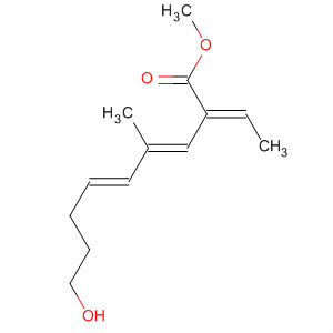 207127-92-2  3,5-Nonadienoic acid, 2-ethylidene-9-hydroxy-4-methyl-, methyl ester,(2E,3E,5E)-