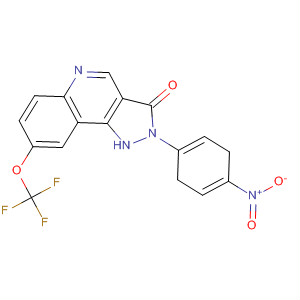 207231-05-8  3H-Pyrazolo[4,3-c]quinolin-3-one,2,5-dihydro-2-(4-nitrophenyl)-8-(trifluoromethoxy)-