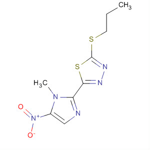 207236-20-2  1,3,4-Thiadiazole, 2-(1-methyl-5-nitro-1H-imidazol-2-yl)-5-(propylthio)-