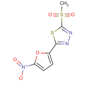 207236-30-4  1,3,4-Thiadiazole, 2-(methylsulfonyl)-5-(5-nitro-2-furanyl)-