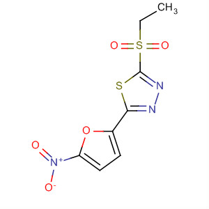 207236-31-5  1,3,4-Thiadiazole, 2-(ethylsulfonyl)-5-(5-nitro-2-furanyl)-