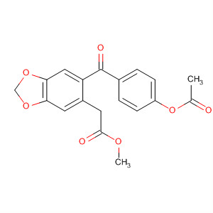 207238-96-8  1,3-Benzodioxole-5-acetic acid, 6-[4-(acetyloxy)benzoyl]-, methyl ester