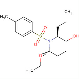 207276-89-9  3-Piperidinol, 6-ethoxy-1-[(4-methylphenyl)sulfonyl]-2-propyl-, (2S,6S)-