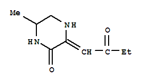 207385-82-8  2-Piperazinone,6-methyl-3-(2-oxobutylidene)- 207385-82-8  2-Piperazinone,6-methyl-3-(2-oxobutylidene)-