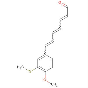 207407-53-2  2,4,6-Heptatrienal, 7-[4-methoxy-3-(methylthio)phenyl]-