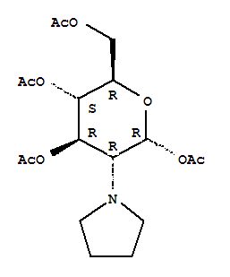 20744-54-1  Glucopyranose,2-deoxy-2-(1-pyrrolidinyl)-, 1,3,4,6-tetraacetate, a-D- (8CI)