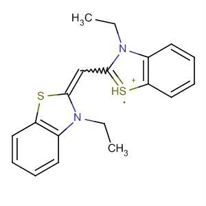 20766-55-6  Benzothiazolium, 3-ethyl-2-[(3-ethyl-2(3H)-benzothiazolylidene)methyl]-